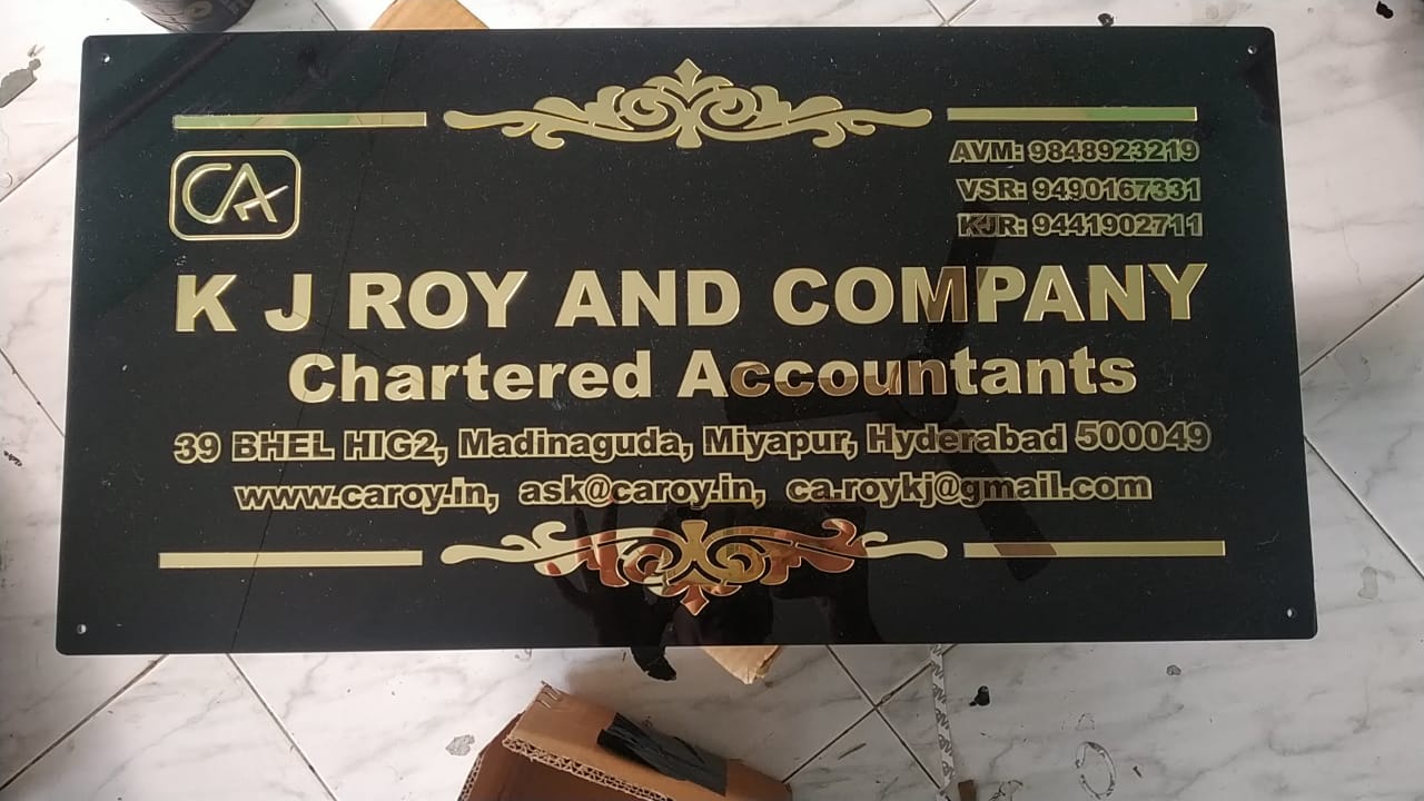 Acrylic Name Plate