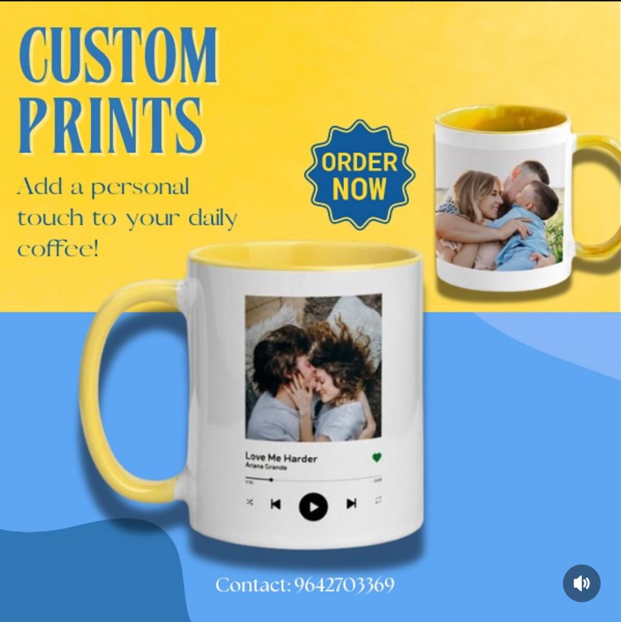Custom printing Mugs